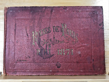Ruines De Pris Mai 1871 - Leatherbound Photo Book - 12 Images picture