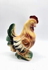 Vintage Royal Copley Rooster Chicken Ceramic Figure Country MCM Farmhouse Rustic picture