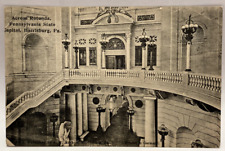 Across Rotunda, Pennsylvania State Capitol, Harrisburg PA Vintage Postcard picture