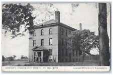St. Paul Minnesota MN Postcard Infirmary College St. Thomas 1915 Vintage Antique picture