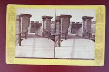 Antique Stereoview 1875 Entrance To Ft. Marion St. Augustine, Florida picture