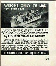 1950 Print Ad Starcraft Magnesium Boats Goshen,IN picture