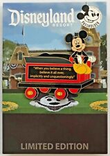 Mickey Mouse Train Coal Car Pin Disneyland Passholder AP LE 3000 #2 of 6 Quote  picture