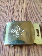 Vintage Boy Scouts Of America Belt Buckle Solid Brass Made In USA picture