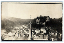 c1910's Ruined Castle Over Thousand Years Luxembourg EU WWI RPPC Photo Postcard picture
