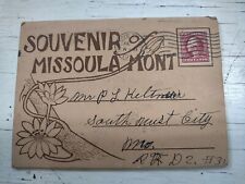 Antique 1910 Souvenir Postcard Of Missoula Montana picture