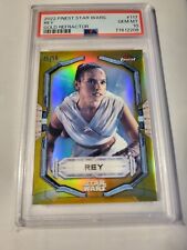 2022 Topps Star Wars Finest Rey Gold 46/50 PSA 10 picture