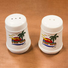 Florida Salt and Pepper Shakers 1980s 80s Retro Vintage Palm Trees Needs Plug picture