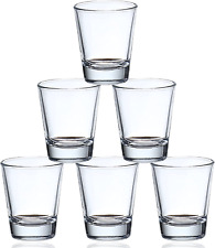 Shot Glass Set, 100% Clean 100% Wipe Glass Shot Glasses, 1.5 Oz, Set of 6, Clear picture