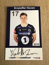 Kristoffer Hoven, Norway 🇳🇴 Kristiansund BK 2019/20 hand signed picture