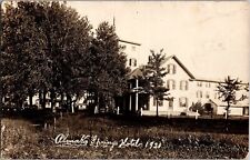 RPPC QUEBEC CANADA CA Abenakis Springs Hotel c1920 Early Real Photo Postcard picture
