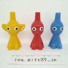 PIKMIN Flower Vase Set of 3 Red & Blue & Yellow Nintendo TOKYO Limited Japan New picture