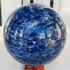 1240g Blue Sodalite Ball Sphere Healing Crystal Natural Gemstone Quartz Stone picture