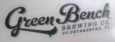 GREEN BENCH BREWING COMPANY Beer STICKER, Label, St. Petersburg, FLORIDA, Decal picture