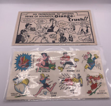 1930s Orange Crush Adv Envelope and transfer tattoos Lil Abner by Al Capp picture