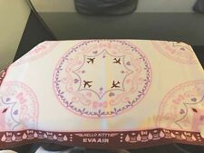 EVA Airlines Hello Kitty jet Business class tablecloth picture