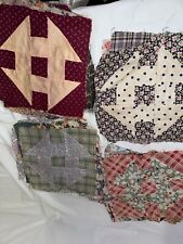 30 Pieces Of patchwork quilt vintage 8” X 8” Scrap picture