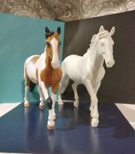 Breyer Horses Giselle 2 Customs Tricolor Paint;White Matte Sealed 4U2 Finish🐎 picture