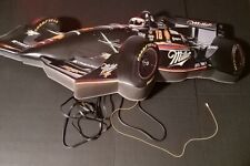 Vtg 1996 Miller Genuine Draft 3D Lighted Indy Car Bar Sign Bobby Rahal #18 40x14 picture
