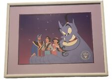 VTG Disney Framed Commemorative Lithograph Aladdin And The King Of Thieves 1996 picture