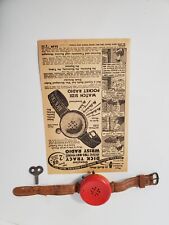 Dick Tracy Wrist Radio and Original Ad picture
