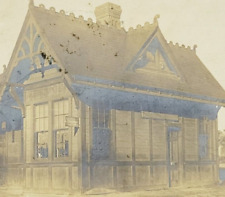 Rare 1906 Postcard Waldwick NJ Erie RR Railroad Station Train Depot New Jersey picture