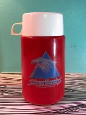 SilverHawks Retro Red Thermos Vintage 1980s Clean picture