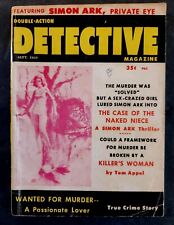 1959 VINTAGE - DOUBLE ACTION DETECTIVE PULP DIGEST #18 
