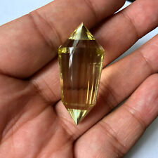 24Sided Natural Citrine Double Terminated Vogel Inspired Crystal Wand Point picture