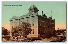c1910's Court House Building Woodward Oklahoma OK Unposted Antique Postcard picture