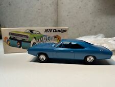 1970 Dodge Charger R/T Brite Blue Matallic  Dealer Promo Model Car + Box Mopar picture