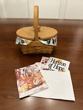 Longaberger 1999 Horizon of Hope Basket with Protector, Lid, and Liner picture