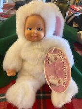 Vintage 1997 Anne Geddes Baby Bunnies Plush Doll  in Bunny Outfit New Old Stock picture