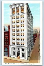 Lynchburg Virginia VA Postcard Peoples National Bank Building Aerial View 1940 picture