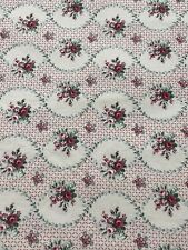 Vintage Laura Ashley English Country Floral Fabric 1 Yard 27” 54” Wide picture