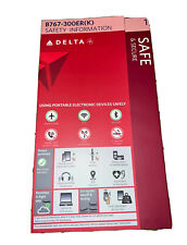 DELTA AIR LINES SAFETY CARD BOEING B767-300ERK CARD 11/20 NEW REVISION picture
