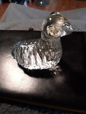Vintage Glass Sheep Paper Weight picture