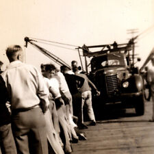 Vintage 1950s Car Crash Accident Towing Truck Photo #3 picture