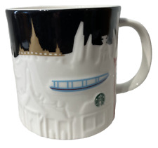 Starbucks Bangkok Coffee Cup Ceramic 2014 Relief Global Icon Mug Series 16oz picture