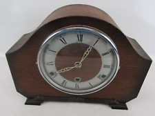 Bentima  Wooden Mantle Piece Clock Perivale All British Clocks Spares/Repairs picture