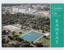 Postcard Municipal pool Finnup Park Garden City Kansas USA picture
