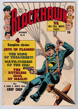 BLACKHAWK #34 4.0 1950 OFF-WHITE/WHITE PAGES picture