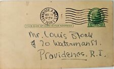 US STAMPS - 1939 - ONE CENT - JEFFERSON - POST CARD-USED picture