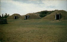 Mandan Indian Village Fort Lincoln State Park North Dakota ~ 1950-60s postcard picture