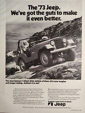 1973 Esquire Original Art Ad Advertisement The 73 JEEP is Even Better picture