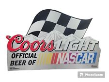 Coors Light The Official Beer Of Nascar Metal Hanging Sign 20