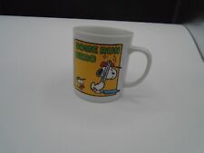 Vintage Snoopy Home Run Hero Baseball Porcelain Coffee Mug. Made in Japan picture
