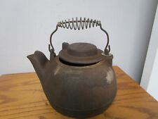 Vintage Sidney Wagner Ware Cast Iron Tea Kettle Sydney Ohio USA - Needs Cleaning picture