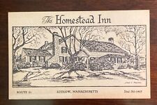 c1913 The Homestead Inn, Ludlow, Massachusetts MA Antique Postcard picture