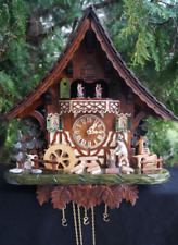 1990s Hettich Regula Movement Musical German Black Forest Cuckoo Clock SEE VIDEO picture